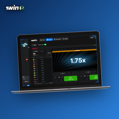 1Win Aviator dual bet feature showing two independent bet panels with cash-out buttons