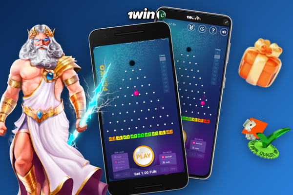 Plinko board and crash game chart for 1Win casino online arcade titles