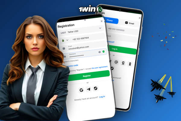 1Win registration form with the promo code field highlighted and WIN500PK entered