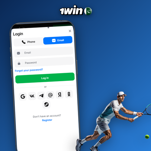 1Win registration screen in Pakistan — sign up in under two minutes